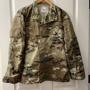 US Army Combat Uniform Female Coat Top OCP Multicam 50/50 Ripstop Sz 36 Short